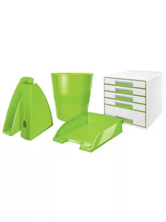   Irattálca, műanyag, LEITZ "Wow", zöld (E52263054)