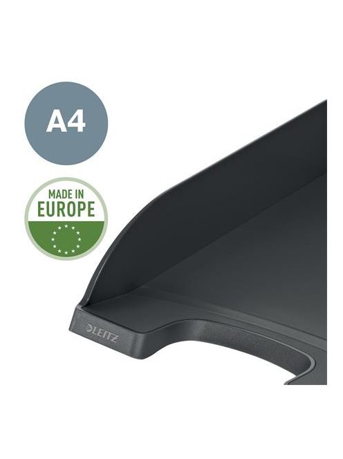 Irattálca, műanyag, LEITZ "Plus", fehér (E52270001)