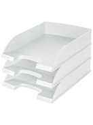 Irattálca, műanyag, LEITZ "Plus", fehér (E52270001)