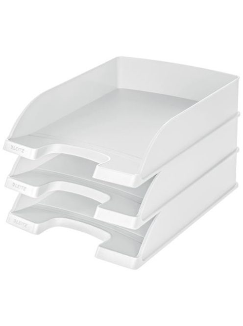 Irattálca, műanyag, LEITZ "Plus", fehér (E52270001)