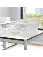 Irattálca, műanyag, LEITZ "Plus", fehér (E52270001)