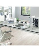 Irattálca, műanyag, LEITZ "Plus", fehér (E52270001)