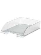 Irattálca, műanyag, LEITZ "Plus", áttetsző fehér (E52272003)