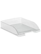 Irattálca, műanyag, LEITZ "Plus", áttetsző fehér (E52272003)