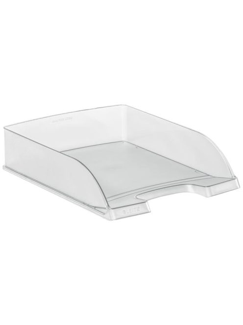 Irattálca, műanyag, LEITZ "Plus", áttetsző fehér (E52272003)