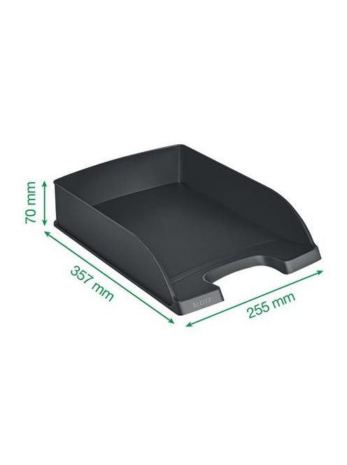 Irattálca, műanyag, LEITZ "Plus", áttetsző fehér (E52272003)