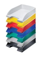 Irattálca, műanyag, LEITZ "Plus", áttetsző fehér (E52272003)