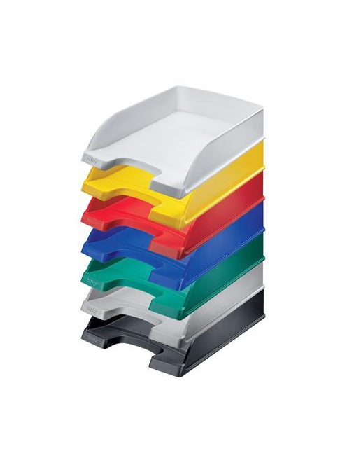 Irattálca, műanyag, LEITZ "Plus", áttetsző fehér (E52272003)