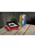 Irattálca, műanyag, A4, LEITZ "Recycle", zöld (E52275050)