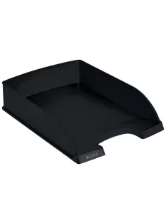   Irattálca, műanyag, A4, LEITZ "Recycle", fekete (E52275095)