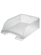 Irattálca, műanyag, LEITZ "Plus Jumbo", áttetsző fehér (E52330003)