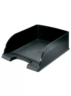   Irattálca, műanyag, LEITZ "Plus Jumbo", fekete (E52330095)