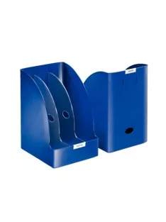   Iratpapucs, műanyag, 205 mm, elválasztókkal, LEITZ "Plus Jumbo", kék (E52390035)