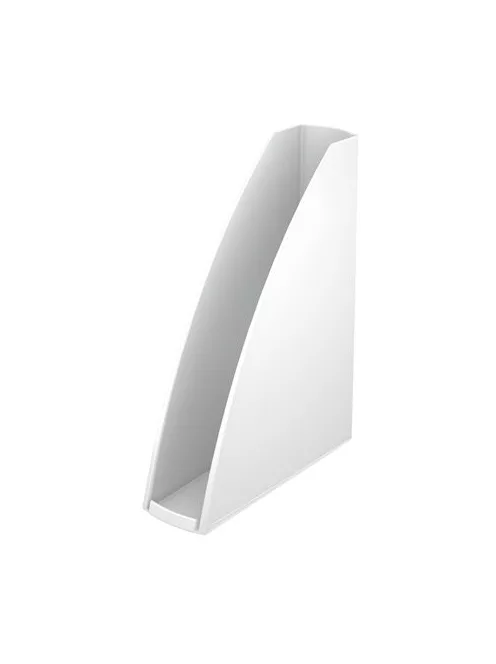 Iratpapucs, műanyag, 60 mm, elöl nyitott, LEITZ "Wow"  fehér (E52771001)