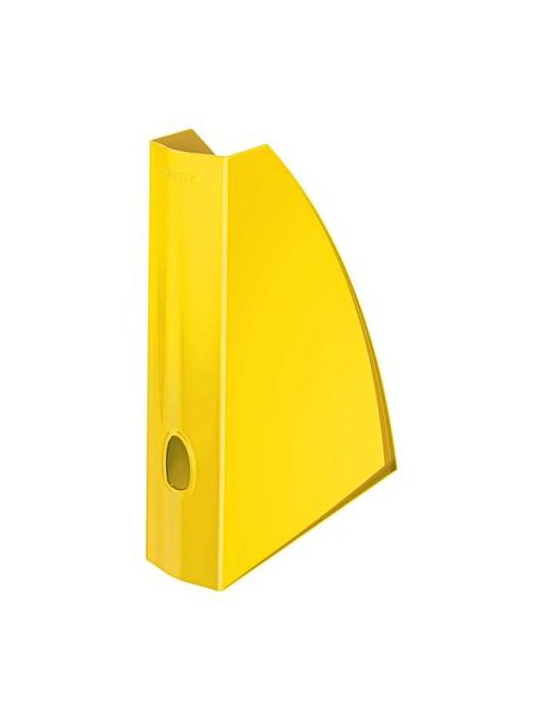 Iratpapucs, műanyag, 60 mm, elöl nyitott, LEITZ "Wow", sárga (E52771016)