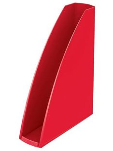   Iratpapucs, műanyag, 60 mm, elöl nyitott, LEITZ "Wow", piros (E52771026)
