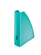 Iratpapucs, műanyag, 60 mm, elöl nyitott, LEITZ "Wow", jégkék (E52771051)