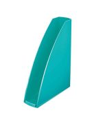 Iratpapucs, műanyag, 60 mm, elöl nyitott, LEITZ "Wow", jégkék (E52771051)