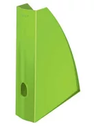 Iratpapucs, műanyag, 60 mm, elöl nyitott, LEITZ "Wow",  zöld (E52771054)