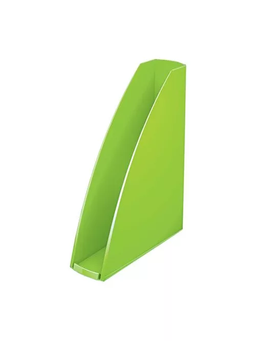Iratpapucs, műanyag, 60 mm, elöl nyitott, LEITZ "Wow",  zöld (E52771054)