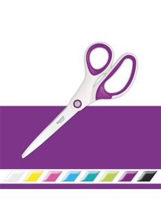   Olló, irodai, 20,5 cm, LEITZ "Wow Titán", lila (E53192062)