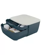 Irattároló, műanyag, 2 fiókos, LEITZ "Cosy", bársonyszürke (E53570089)