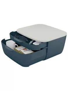   Irattároló, műanyag, 2 fiókos, LEITZ "Cosy", bársonyszürke (E53570089)