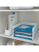 Irattálca, műanyag, kettős színhatású, LEITZ "Wow", kék (E53611036)