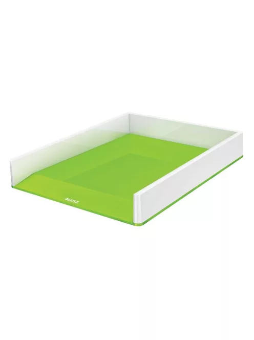 Irattálca, műanyag, kettős színhatású, LEITZ "Wow", zöld (E53611054)