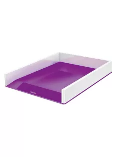   Irattálca, műanyag, kettős színhatású, LEITZ "Wow", lila (E53611062)