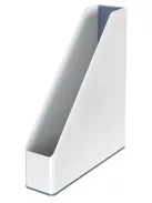 Iratpapucs, műanyag, 73 mm, kettős színhatású, LEITZ "Wow", fehér (E53621001)