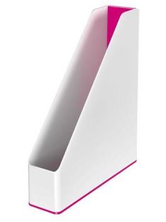   Iratpapucs, műanyag, 73 mm, kettős színhatású, LEITZ "Wow", rózsaszín (E53621023)