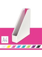 Iratpapucs, műanyag, 73 mm, kettős színhatású, LEITZ "Wow", rózsaszín (E53621023)