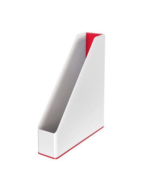 Iratpapucs, műanyag, 73 mm, kettős színhatású, LEITZ "Wow", piros (E53621026)