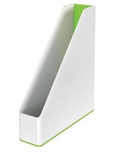   Iratpapucs, műanyag, 73 mm, kettős színhatású, LEITZ "Wow", zöld (E53621054)