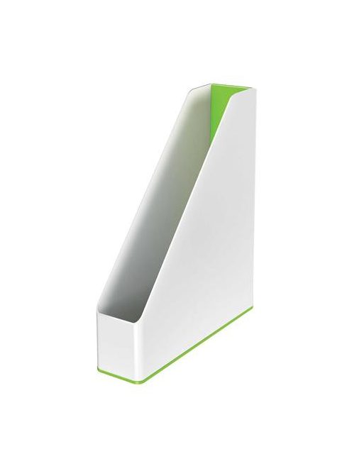Iratpapucs, műanyag, 73 mm, kettős színhatású, LEITZ "Wow", zöld (E53621054)