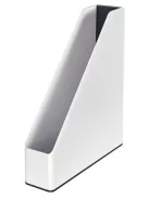 Iratpapucs, műanyag, 73 mm, kettős színhatású, LEITZ "Wow", fekete (E53621095)