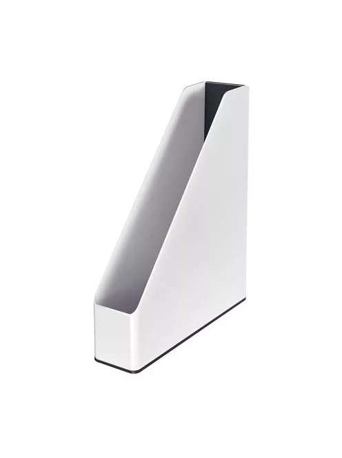 Iratpapucs, műanyag, 73 mm, kettős színhatású, LEITZ "Wow", fekete (E53621095)