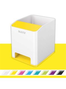   Írószertartó, kettős színhatású, LEITZ "Wow", sárga (E53631016)