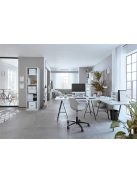 Ragasztószalag-adagoló, asztali, feltöltött, LEITZ "Wow", fehér-fekete (E53641095)