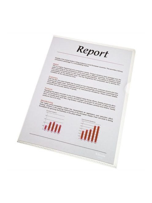 Genotherm, "L", A4, 85 mikron, narancsos felület, ESSELTE "Standard" (E54852)