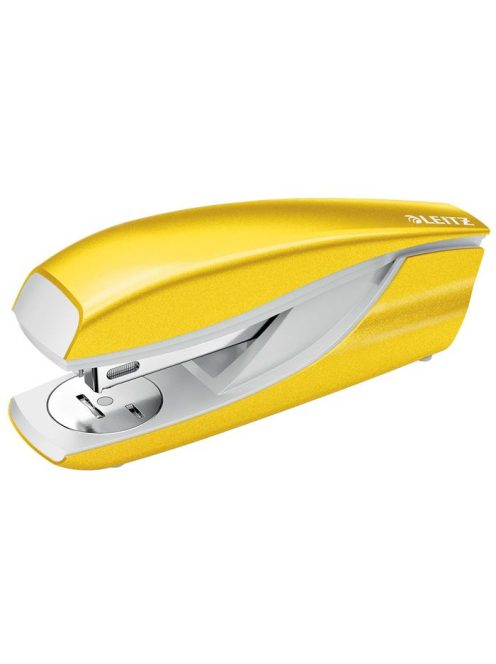 Tűzőgép, 24/6, 26/6, 30 lap, LEITZ "Nexxt Wow", sárga (E55021016)