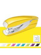 Tűzőgép, 24/6, 26/6, 30 lap, LEITZ "Nexxt Wow", sárga (E55021016)