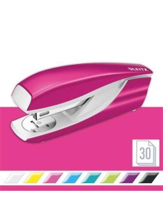   Tűzőgép, 24/6, 26/6, 30 lap, LEITZ "Nexxt Wow", rózsaszín (E55021023)