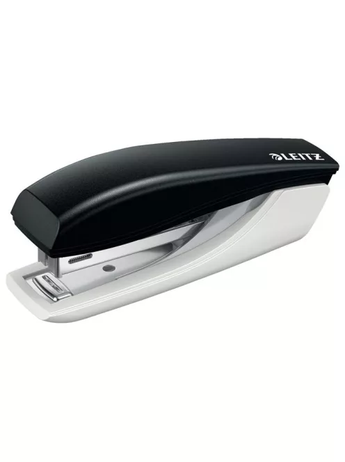 Tűzőgép, mini, No. 10, 10 lap, LEITZ "Nexxt 5517", fekete (E55170095)