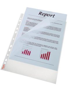   Genotherm, felül és a belső oldalon nyitott, lefűzhető, A4, 85 mikron, narancsos felület, ESSELTE (E55213)