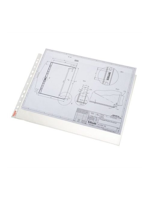 Genotherm, lefűzhető, A3, 75 mikron, narancsos felület, fekvő, ESSELTE (E55230)