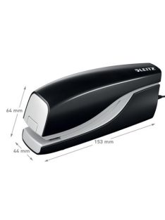   Tűzőgép, elektromos, No. 10, 10 lap, LEITZ "Nexxt 5532", fekete (E55320095)