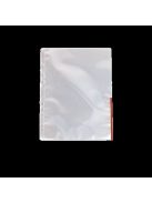 Genotherm, lefűzhető, felül/oldalt félig nyitott, A4, 105 mikron, víztiszta, ESSELTE, piros (E55363)