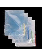 Genotherm, lefűzhető, felül/oldalt félig nyitott, A4, 105 mikron, víztiszta, ESSELTE, kék (E55365)